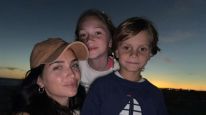 Zaira Nara junto a sus hijos Malaika y Viggo