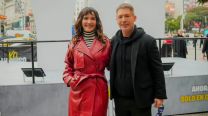 Natalia Oreiro y Adrián Suar en el Obelisco