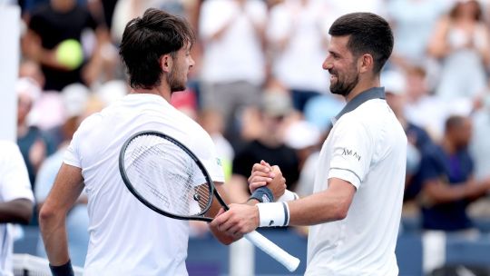 El argentino Thiago Tirante le ganó a Djokovic en el Master 1000 de Cincinnati: es el cuarto nacional en vencerlo en 68 partidos