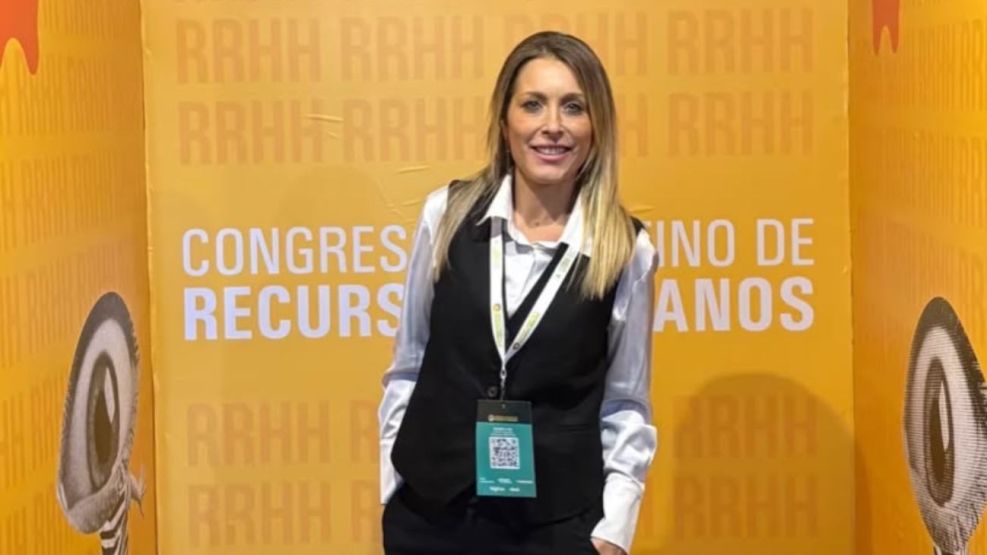 Bettina Angeletti reapareció en un evento de RR.HH.