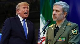 Donald Trump y Amir Hatami