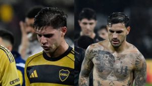Marco Pellegrino y Leandro Paredes