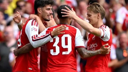 Arsenal goleó al Manchester City y se consagró campeón de la Community Shield