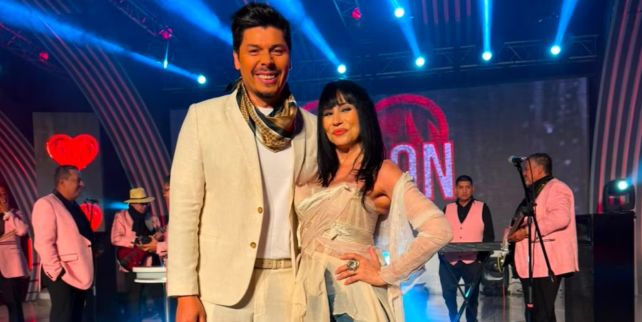 Marixa Balli y Alejandro Beltzer, el co conductor de Pasión de Sábado