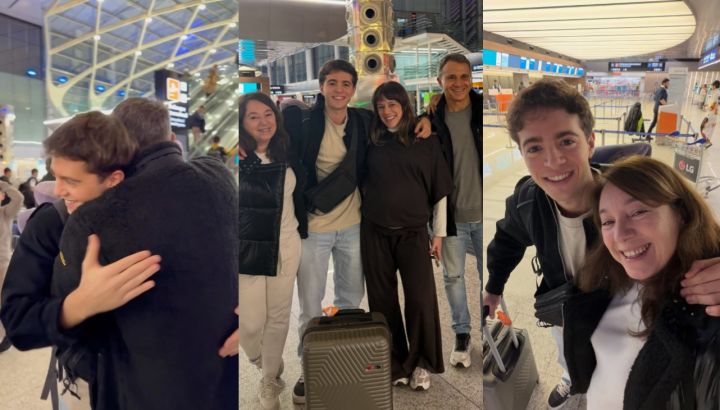 El hijo de Sergio Lapegüe y Bochi se fue del país por un importante logro: la emotiva despedida