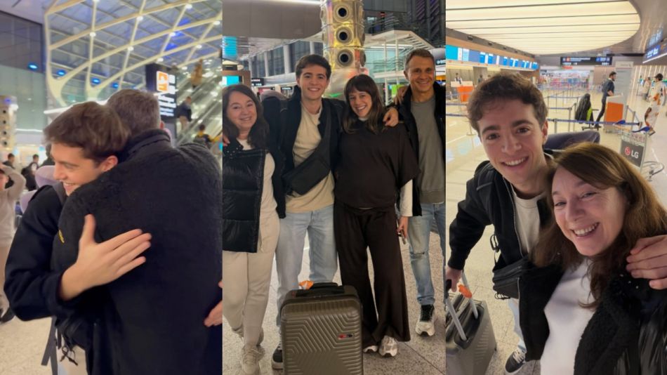 El hijo de Sergio Lapegüe y Bochi se fue del país