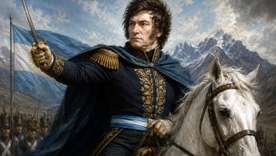 Milei como San Martín 