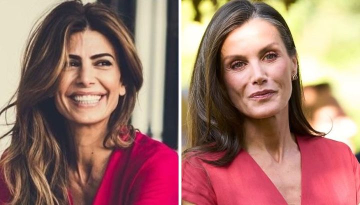Juliana Awada y la reina Letizia coinciden en la fórmula de blazer y top lencero que más usan las que saben de moda