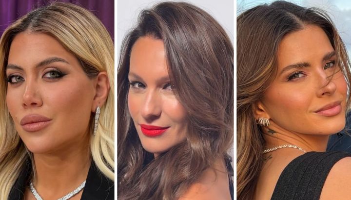 Wanda Nara, Pampita y China Suárez confirman que el rosa es tendencia