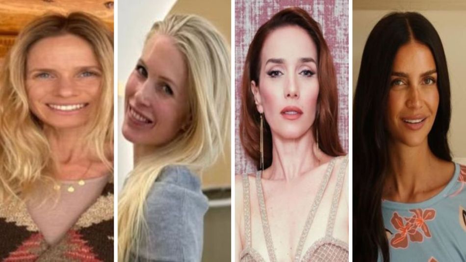 Carola del Bianco, Daniela Christiansson, Natalia Oreiro y Zaira Nara 
