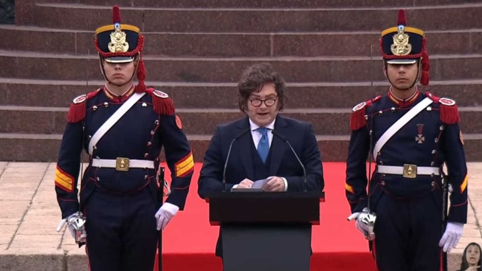 El Presidente Milei en la plaza General San Martín 17082026