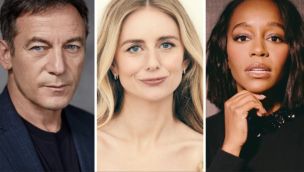 Jason Isaacs, Justine Lupe y Aja Naomi King