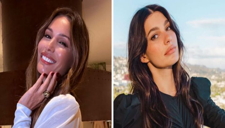 Pampita y Camila Morrone dieron cátedra de estilo con su top peplum