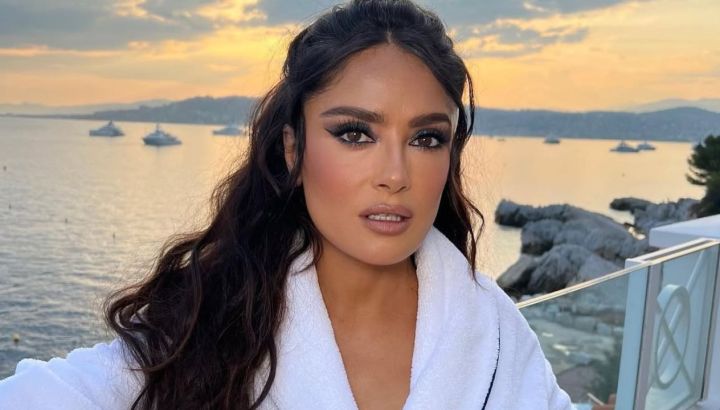 Panchito, el nieto de Salma Hayek que la transformó en una abuela de Hollywood