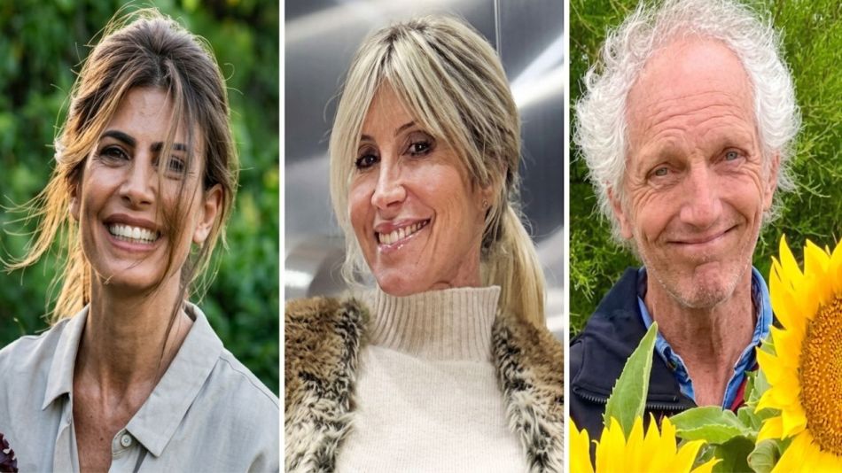 Juliana Awada, Soledad Solaro y Boy Olmi