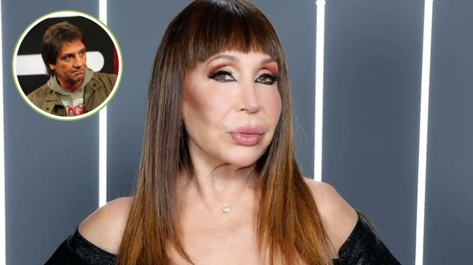 Moria Casán y Luis Vadalá