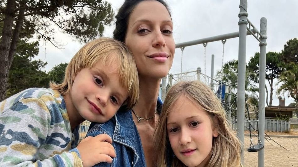 Zaira Nara y su hijos
