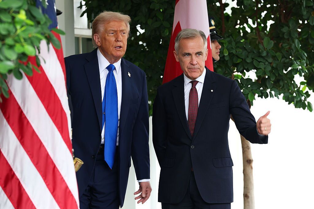 Canada's Prime Minister Mark Carney Meets With Trump At The White House