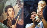 Investigación histórica: el vínculo desconocido entre San Martín y Maradona
