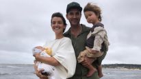 Calu Rivero, Aíto de la Rúa y sus hijos Bee y Tao
