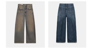 Baggy jeans vs Wide Leg Zara