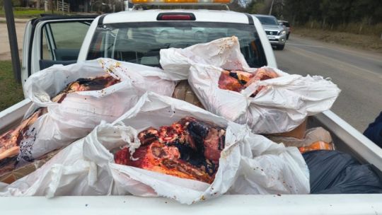 Operativo en Mendiolaza: secuestraron 370 kilos de carne clandestina