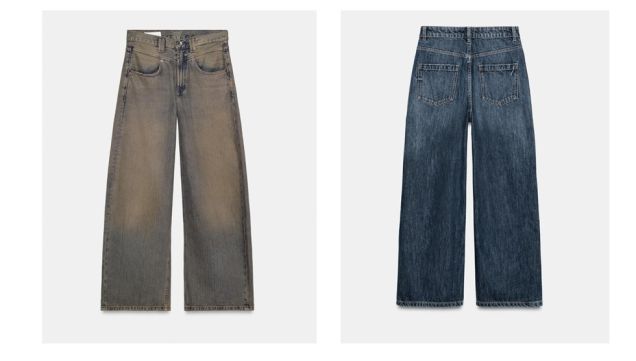 Baggy jeans vs Wide Leg Zara