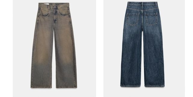 Baggy jeans vs Wide Leg Zara