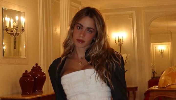 En blanco roto y muy romántico: así sería el vestido de Tini Stoessel diseñado por Ludovic de Saint-Sernin