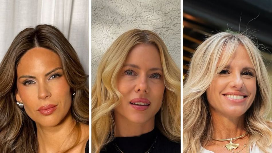 Barby Franco, Nicole Neumann y Mariana Fabbiani 