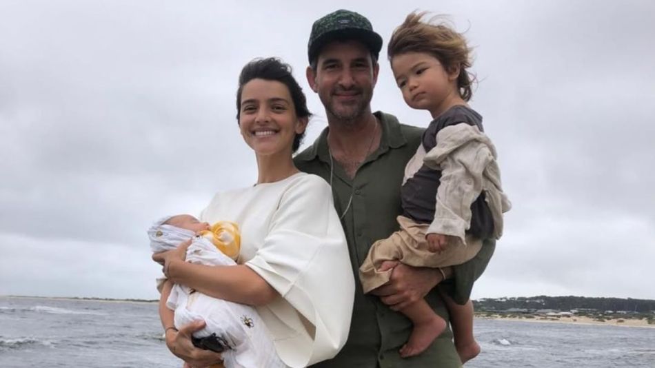 Calu Rivero, Aíto de la Rúa y sus hijos Bee y Tao