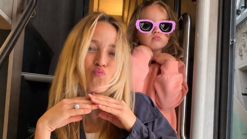Luisana Lopilato y su hija Cielo