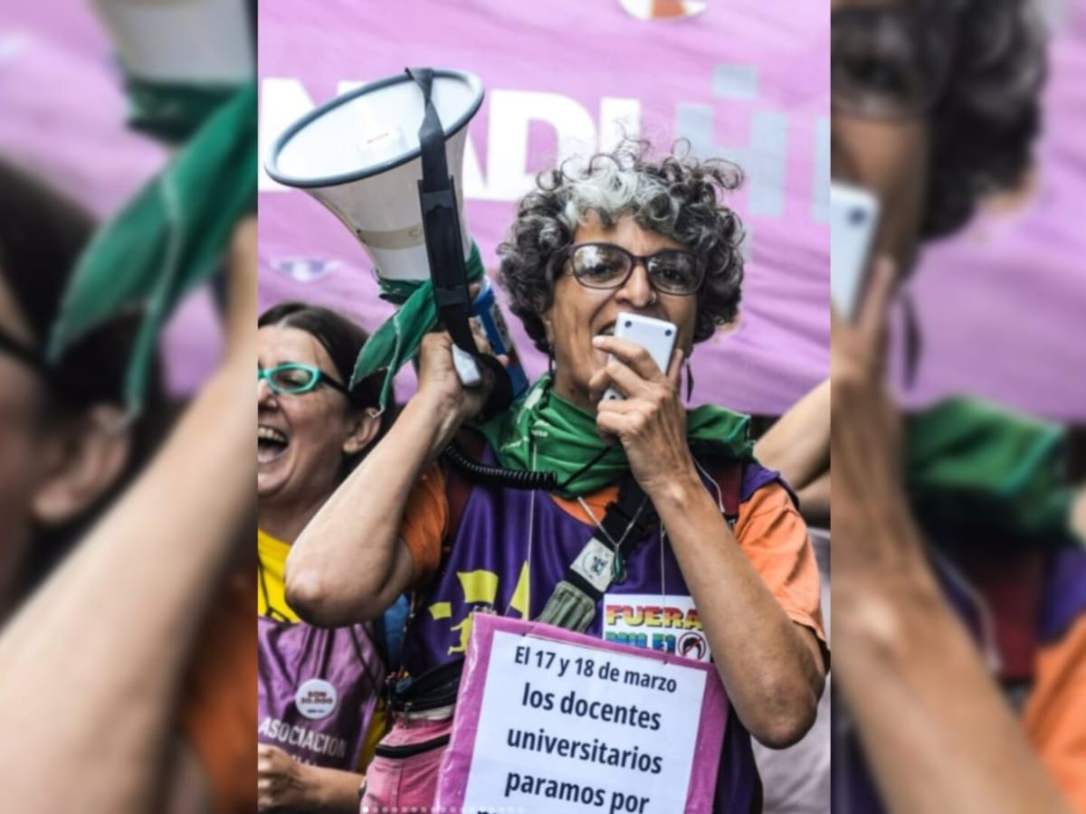 Laura Carboni, secretaria general de la AGD-UBA: “El salario de un docente universitario es menor a una jubilación mínima”