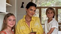 Zaira Nara junto a sus hijos, Malaika y Viggo