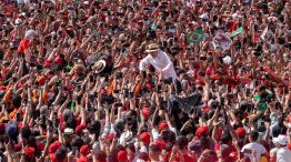 President Lula Holds Kickoff Campaign Rally