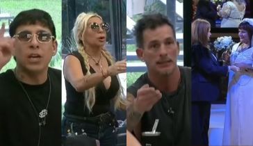 Brian Sarmiento, Yanina Zilli, Martín Rodríguez, Andrea del Boca y Yipio en Gran Hermano
