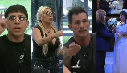 Brian Sarmiento, Yanina Zilli, Martín Rodríguez, Andrea del Boca y Yipio en Gran Hermano