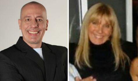 Yayo y su esposa, Claudia Viqueira