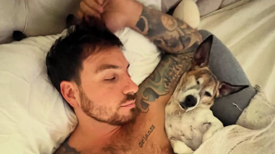 Federico Bal y su perro Kike