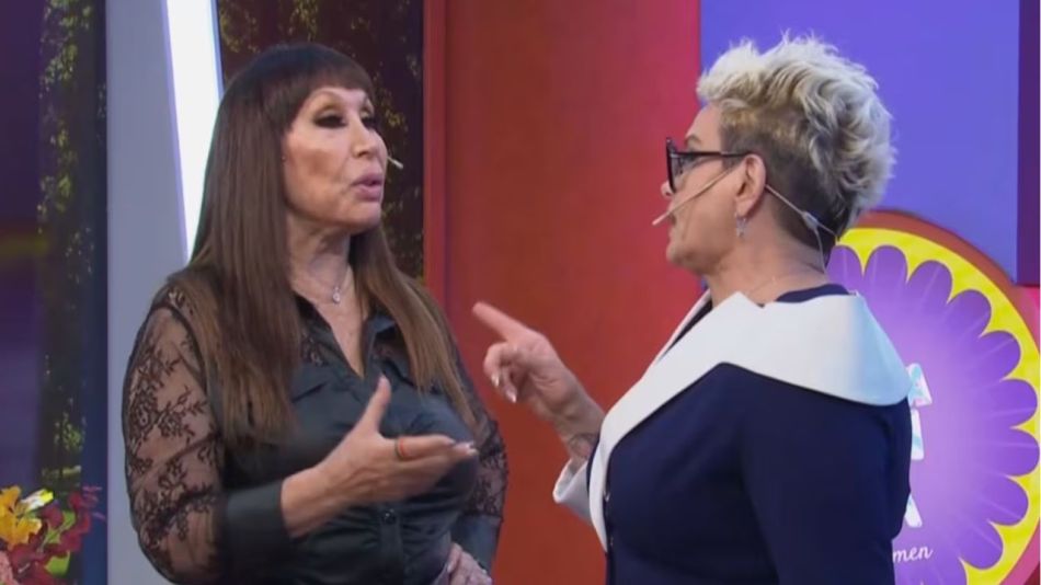 Moria Casán y Carmen Barbieri