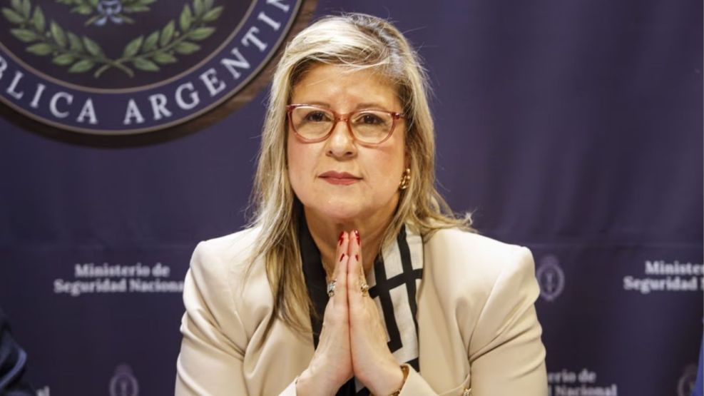 La ministra de Seguridad, Alejandra Monteoliva