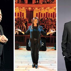 Gabriel Rolón, Pilar Sordo y Daniel López Rosetti transforma la consulta profesional en experiencia colectiva, donde el bienestar conquista los teatros más importantes de Argentina.  | Foto:Cedoc