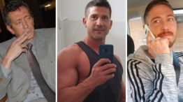 Luis Raúl Menocchio y sus hijos Luciano y Lucas