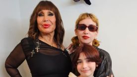 Dante Della Paolera, Sofía Gala y Moria Casán