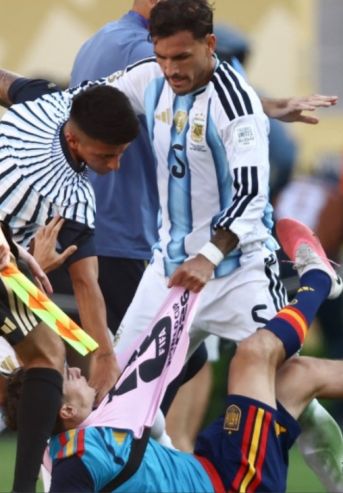 Leandro Paredes en la Final del Mundo