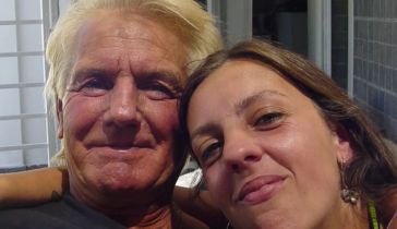 Sergio Denis y su hija, Bárbara Hoffman