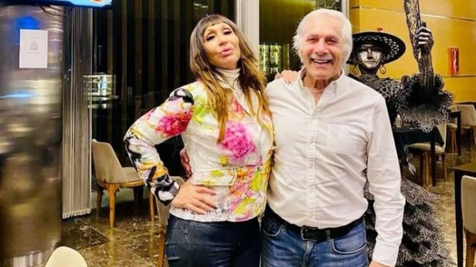 Moria Casán y Pato Galmarini