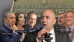 Los servicios de Fernando Cerimedo, y las sociedades que lo vinculan con Sergio Szpolski, Silvia Majdalani, Antonio 'Jaime' Stiuso, Juan José Gallea y Darío Richarte.