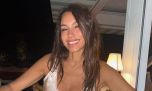 Pampita marca tendencia desde Francia con su look matchy matchy: vestido de dos piezas y estampado mayólica