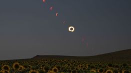 Registros del eclipse solar de agosto